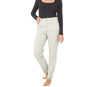 90s Vintage Beige Cream Jeans High Waist Size‎ 12 Waist 32